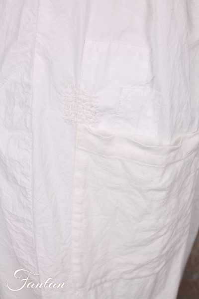 Ewa i Walla Pantalon Ejrin white 11441 Dentelle Coton Bio