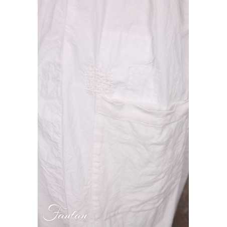 Ewa i Walla Pantalon Ejrin white 11441 Dentelle Coton Bio