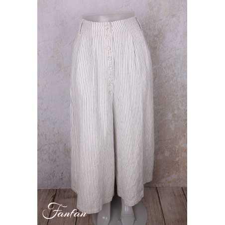 Ewa i Walla Pantalon Bim 11442 lin rayé