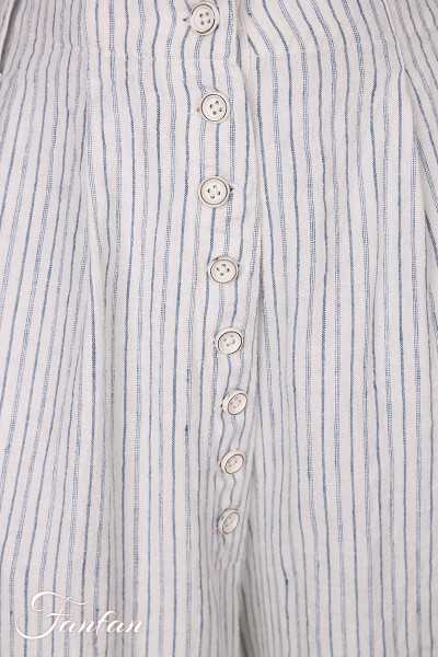 Ewa i Walla Pantalon Bim 11442 lin rayé