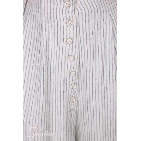 Ewa i Walla Pantalon Bim 11442 lin rayé