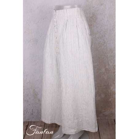 Ewa i Walla Pantalon Bim 11442 lin rayé