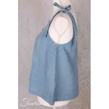 Ewa I Walla Top Mariella 33412 Indigo lin