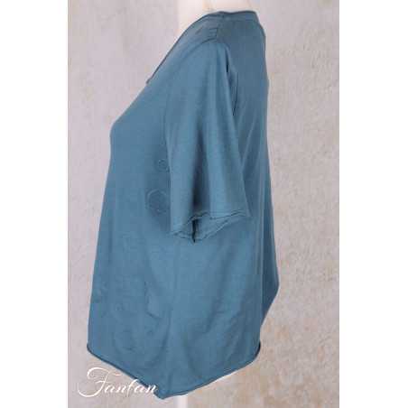 Ewa I Walla Tee Genna 44204 blue Coton