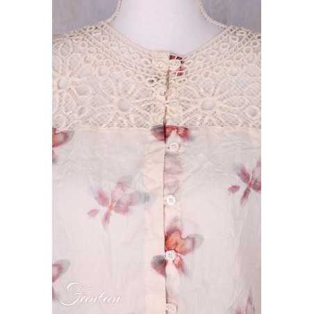 Ewa I Walla Blouse Lula 44202 Organdie coton Fleurs