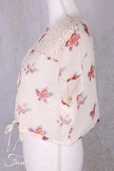 Ewa I Walla Blouse Lula 44202 Organdie coton Fleurs