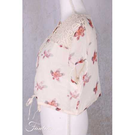 Ewa I Walla Blouse Lula 44202 Organdie coton Fleurs