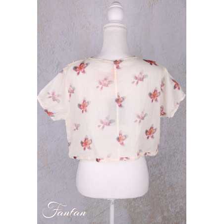 Ewa I Walla Blouse Lula 44202 Organdie coton Fleurs