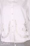 Ewa i Walla Blouse Trinity 44191 Broderie coton bio blanc