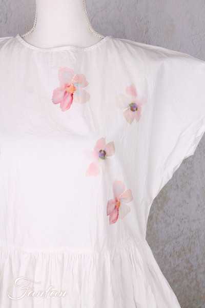 Ewa i Walla Robe Davida 55943 coton Bio fleurs