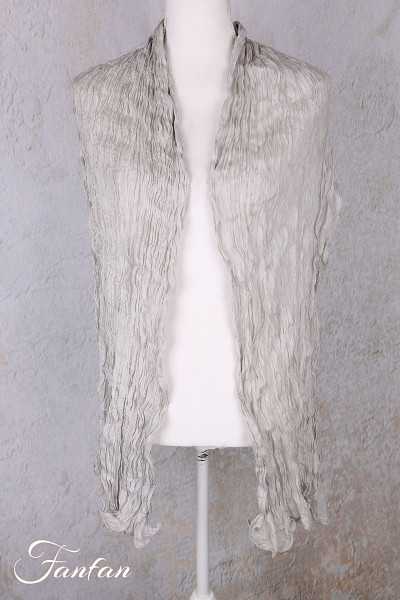 Privatsachen Foulard Crash en soie plissée Pilz