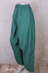 Privatsachen Pantalon sarouel Zäunetz coton Jade