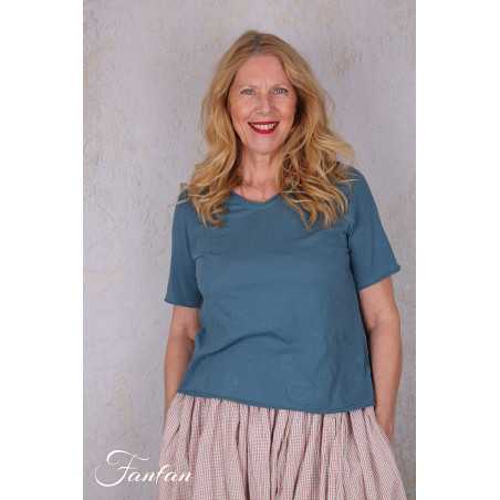 Ewa I Walla Tee Genna 44204 blue Coton