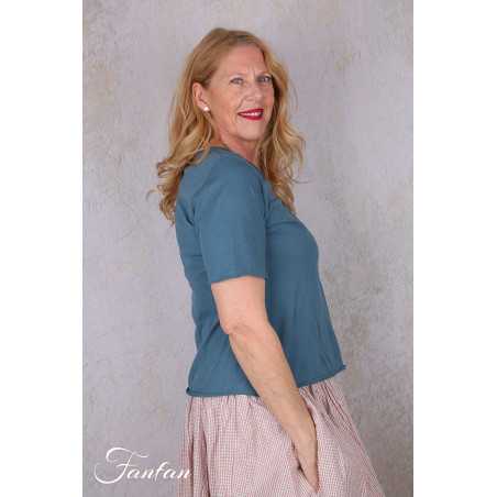 Ewa I Walla Tee Genna 44204 blue Coton