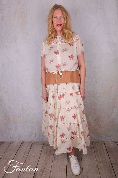 Ewa I Walla Blouse Lula 44202 Organdie coton Fleurs