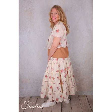 Ewa I Walla Blouse Lula 44202 Organdie coton Fleurs