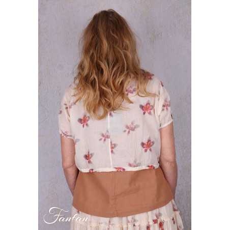 Ewa I Walla Blouse Lula 44202 Organdie coton Fleurs