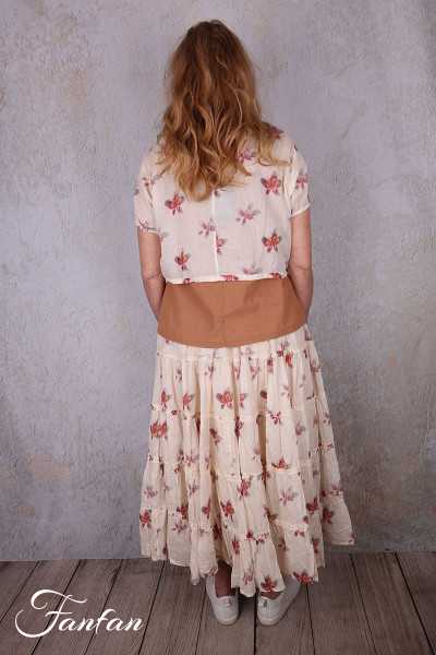 Ewa I Walla Blouse Lula 44202 Organdie coton Fleurs