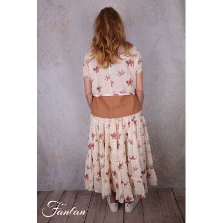 Ewa I Walla Blouse Lula 44202 Organdie coton Fleurs