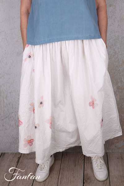 Ewa I Walla Jupe Hildeborg 22319 Original Flower coton bio