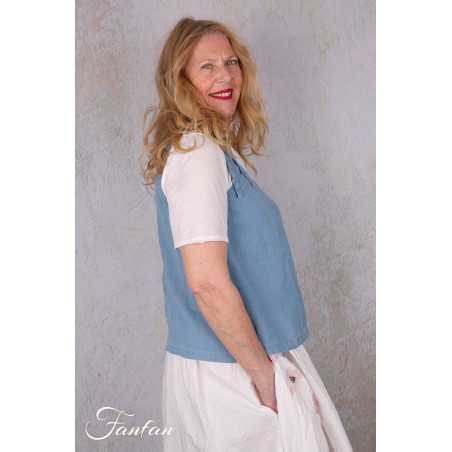 Ewa I Walla Top Mariella 33412 Indigo lin