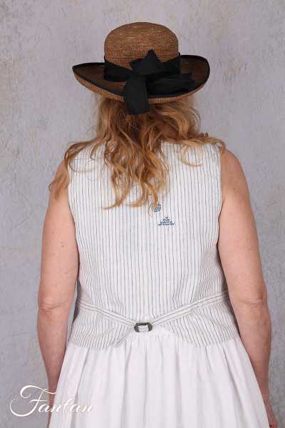 Ewa I Walla gilet Pomona 33413 lin rayé