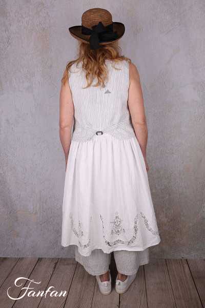 Ewa I Walla gilet Pomona 33413 lin rayé