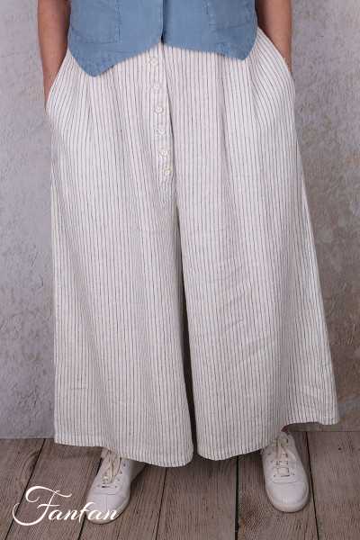 Ewa i Walla Pantalon Bim 11442 lin rayé