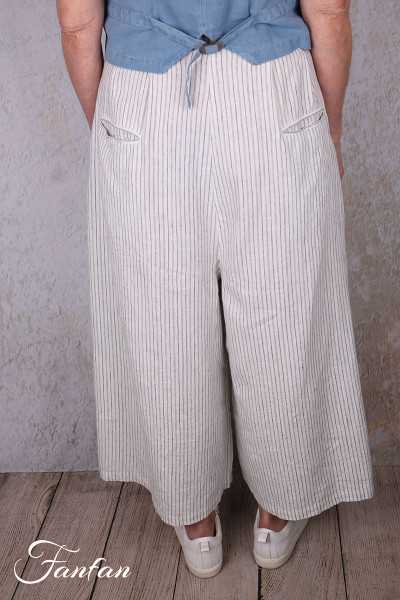 Ewa i Walla Pantalon Bim 11442 lin rayé