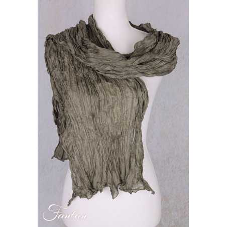 Privatsachen Foulard Crash en soie plissée Mimos