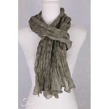 Privatsachen Foulard Crash en soie plissée Mimos