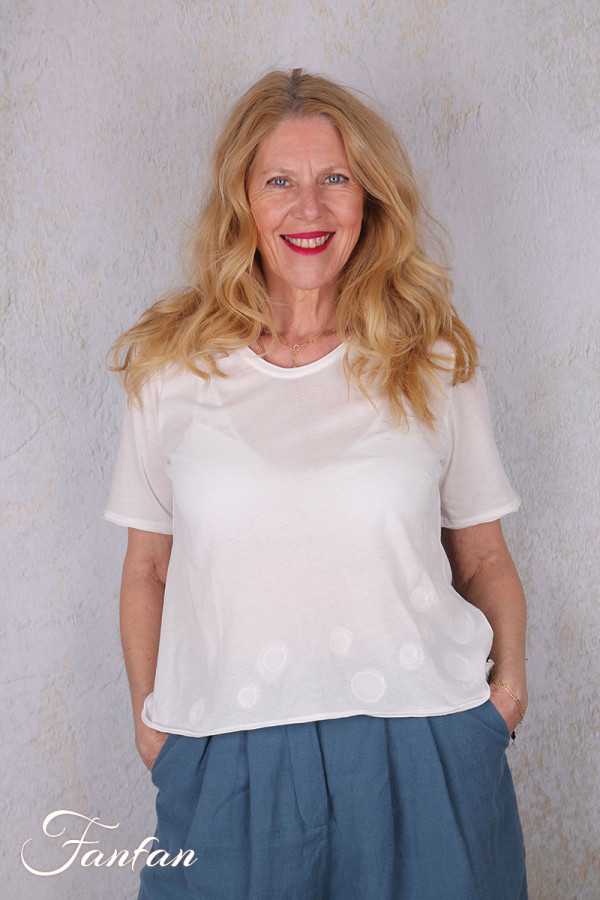 Ewa I Walla Tee Genna 44204 white Coton