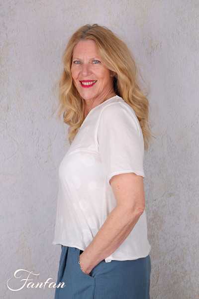 Ewa I Walla Tee Genna 44204 white Coton