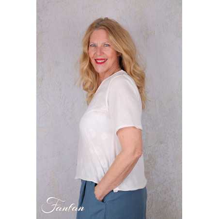 Ewa I Walla Tee Genna 44204 white Coton