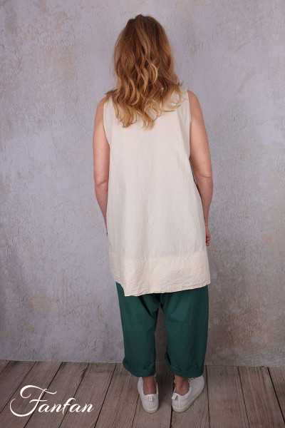 Privatsachen Pantalon sarouel Zäunetz coton Jade