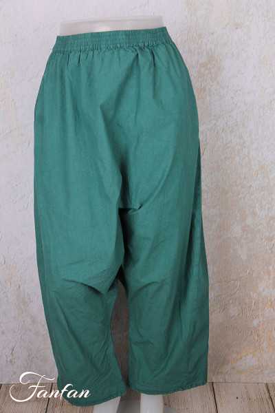 Privatsachen Pantalon sarouel Zäunetz coton Jade