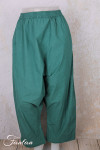 Privatsachen Pantalon sarouel Zäunetz coton Jade