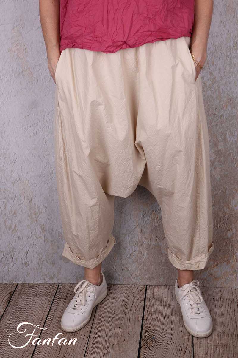 Privatsachen Pantalon sarouel Zäunetz coton Gefühl