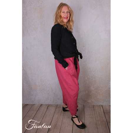 Privatsachen Pantalon sarouel Zäunetz coton Magnolia