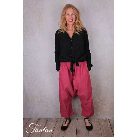Privatsachen Pantalon sarouel Zäunetz coton Magnolia