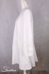 Ewa i walla Tunique 44192 Soli coton blanc brodé