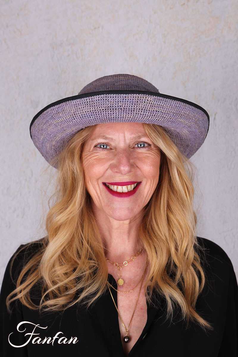 Rabarany Chapeau de soleil en raphia BDRL B9F