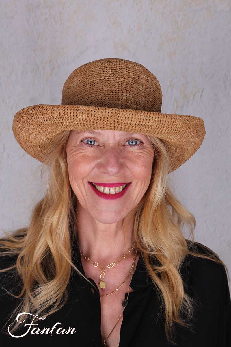 Rabarany Chapeau de soleil en raphia Lin B9NU