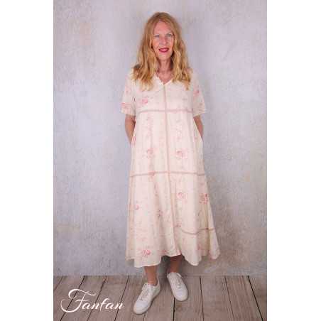 Les Ours Robe Sango Liberty bouquet coton