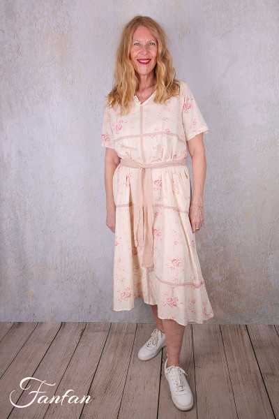 Les Ours Robe Sango Liberty bouquet coton