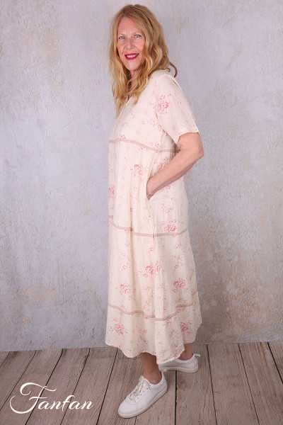 Les Ours Robe Sango Liberty bouquet coton