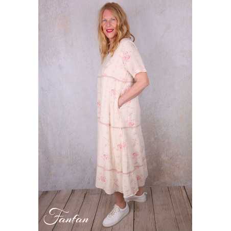 Les Ours Robe Sango Liberty bouquet coton