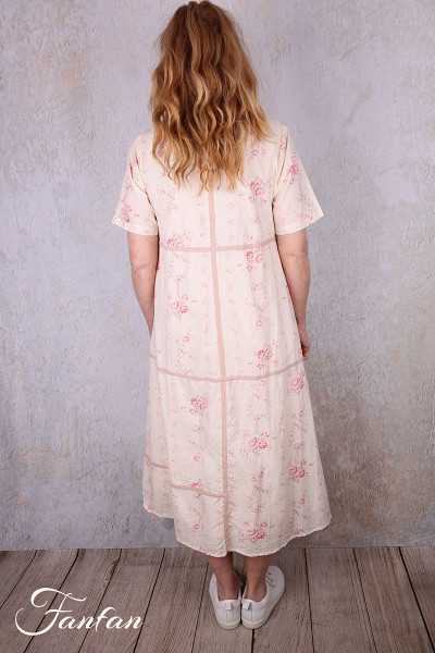 Les Ours Robe Sango Liberty bouquet coton