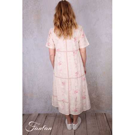 Les Ours Robe Sango Liberty bouquet coton