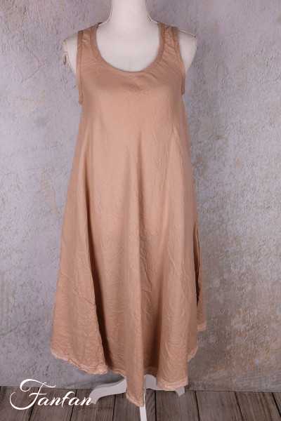 Les Ours Robe Calanga Blush coton et lin